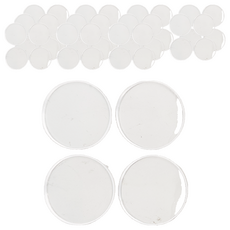 粉彩小兔 圓形PU防滑墊，5x0.3公分 4入組, 12組