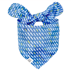 Little poppet 小小毛孩 寵物幾何線條領巾 口水巾 適用於頸圍45-60CM, L, 大型犬, 1條