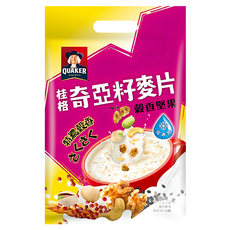 QUAKER 桂格 奇亞籽麥片 穀香堅果 10包, 290g, 1袋