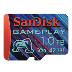 SanDisk 晟碟 GamePlay microSD card for Mobile Gaming microSDXC V30 U3 C10, 1TB, 1個