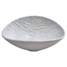 JUST HOME 星隱松皮紋沙拉碗 19.3 x 15.7 x 7cm 簡約風格 適用於沙拉、水果、點心, 0057-18, 1個