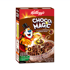 家樂氏東尼魔法巧克力早餐穀物 三種趣味造型 全榖製成 高鈣、高鐵、高纖 10種必須維生素及礦物質 不添加人工香料與色素 純素, 300g, 1盒