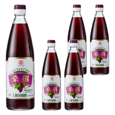 工研 桑葚醋 590ml 濃縮桑葚還原果汁（含32%以上）, 5瓶