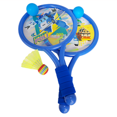 波力 活力拍拍球 Set, 安全環保材質 大面積球拍 止滑手把設計, 1組, 藍色