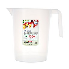 KEYWAY 日常標準量水杯, 單色, 1.2L, 1個