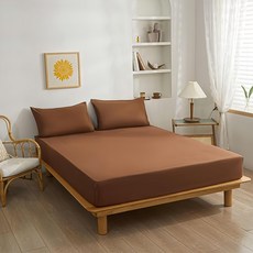 Blue Cat 藍貓 防水雙人保潔墊 多種顏色可選, 5尺 ( 150 x 186 + 30cm ), 咖啡色