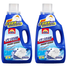 妙管家 衣領精, 淡雅花果清香, 瓦解頑固髒污不褪色, 2kg, 2瓶