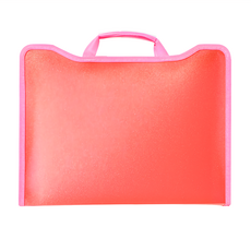 ECO Chungwoon A4 手提橫式拉鍊文件包, 粉色, 5個