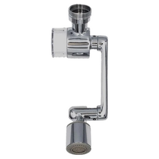 LEADER 麗達 水龍頭調整器 可旋機械水龍頭延伸管 E03 過濾款 185g 銅電鍍, 1個