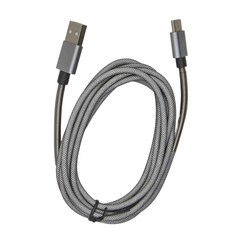 Songwin 尚之宇 彈簧快充傳輸線 Type-C, 200cm, 銀色, 1條