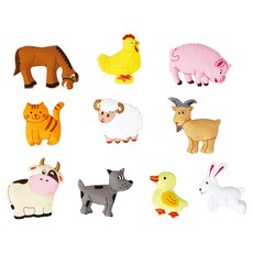 Kelvin 1 小凱薩 農場動物情境組件(大) 台灣製 角色扮演 兒童玩具, 1入