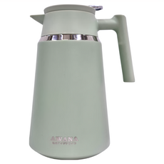 AWANA 簡約真空保溫咖啡壺, 1.5L, 綠色, 1個