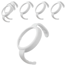 Simba 小獅王辛巴 蘊蜜寬口奶瓶防滑把手, 苜白色, 6個