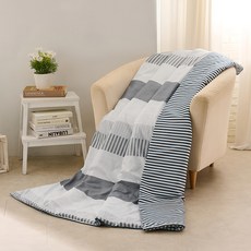 J-bedtime 床寢時光 舒柔棉四季被 涼被 R6896M 台灣製, 品味條紋