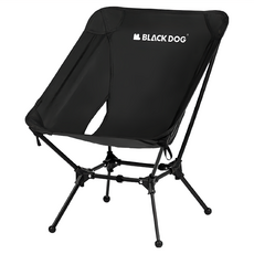 BLACK DOG 黑狗 輕羽月亮椅, 黑色, 1個