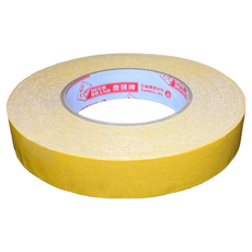 鹿頭牌 雙面布膠帶 20mm x 25m - 強力雙面膠帶 適用於手工藝、辦公室及家庭修繕, 6捲