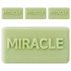 SOME BY MI 30天奇蹟淨顏美肌皂，蘊含植物成分萃取，敏感肌適用，去除肌膚老化角質，補水保濕，溫和不刺激，全身皆可適用, 95g, 4個