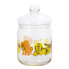 ADERIA 昭和糖果罐 大 小老虎, 680ml, 1個