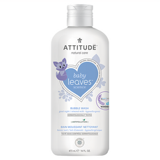 ATTITUDE 艾特優 嬰幼兒泡泡浴 杏仁奶 473mL, 1瓶