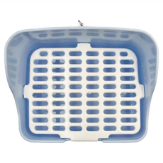 Carno 卡諾 方型加大兔便盆 28*22*16cm, 藍色, 1個