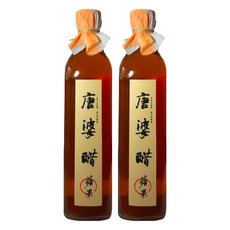 唐婆醋 蘋果醋, 500ml, 優質無毒天然食材, 手工釀造, 2瓶
