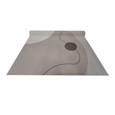 侘寂風 防滑PVC皮革地墊, 可可菲力, 1個