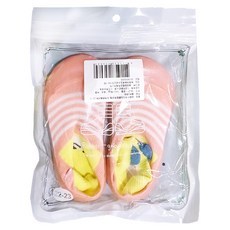 寬頭防滑透氣膠底學步鞋 - 高筒橘條紋熊 棉布/膠底, 22~23(13.5cm)