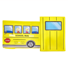 汽車玩具收納箱 車廂, 40 x 25 x 30cm, 黃色, 1個