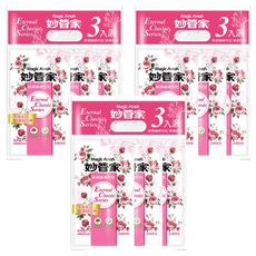 妙管家 芳香除濕桶補充包 浪漫玫瑰 強效吸濕 適用於衣櫃/浴廁/鞋櫃/房間/書櫃/客廳, 1.8L, 3袋