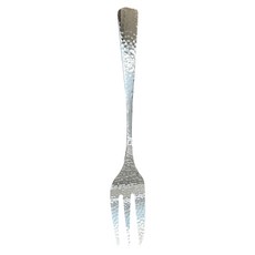 SALUS 佐藤金屬 304不鏽鋼鎚目餐具 蛋糕叉 14 x 2.3cm 20g, 1支