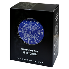 KA-VULUNGAN COFFEE 卡彿魯岸咖啡 濾掛式咖啡 泰武經典 Set 口感滑順、香醇回甘, 10.5g, 6包, 1盒