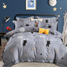 LoveCity 寢城之戀 吸濕排汗萊賽爾天絲 舖棉兩用被套, 幻影