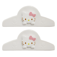 Hello Kitty 凱蒂貓 封口夾，2入，尺寸約10x3.9x2.6CM，主要材質: ABS樹脂, 1組