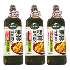 維義 頭等100%純油 高溫適用 超級棕櫚果實油 油炸/乾煎, 1L, 3瓶