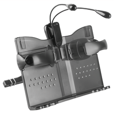 貓太子 可調式貓咪閱讀架 附厚書夾 + 夾子燈 黑色 30 x 21cm