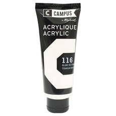 Raphael CAMPUS 康普思 壓克力顏料 N131741 116 鈦白色, 100ml, 1色