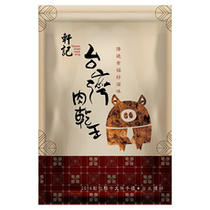 Taiwan dried meat king 軒記 台灣肉乾王 原味豬肉酥 嚴選檢驗合格台灣溫體豬後腿肉 傳統手工炒烤烘 無添加防腐劑 口感鬆脆扎實, 230g, 1包
