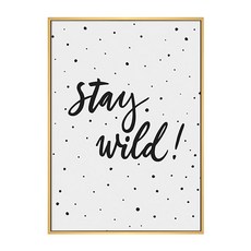 Stay Wild 掛畫, 木色