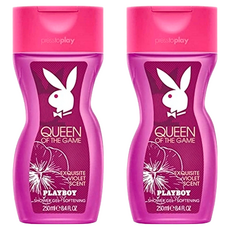 PLAYBOY 國王皇后兔女郎經典保濕香水沐浴膠 250ml 性感花香調, 2瓶