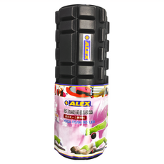 ALEX 丹力 多功能瑜珈滾筒 硬度高 立體顆粒, 黑, 1個