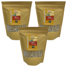 茂喜食品 有機黃豆 (加拿大), 400g, 3包