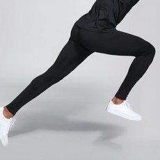 GIAT 吉亞特 男款 動時尚UV排汗彈力機能壓力褲, 3L, 黑色, 1件