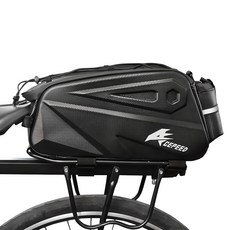 ACEPEED 自行車多功能後貨架包, 黑色, 1個