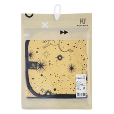 KU.KU Duckbill 酷咕鴨 KUKU PLUS 十二星座透氣肚圍-S，100%純棉, 閃鑽棕