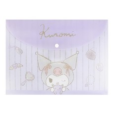 Dung Jin 酷洛米橫式文件袋，可愛造型，A4文件收納，輕巧耐用, 1個