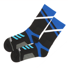 WOAWOA 能量激發高筒登山襪 台灣製 XL(28~30cm) Black Gray Blue, 3雙, Black, Gray, Blue, 1組