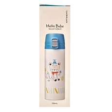 LocknLock 樂扣樂扣 HBB338SKB-OCH Bebe 保溫杯, 藍色, 330ml, 1個