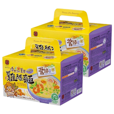 豐滿生技 博士 紅薑黃雞絲麵 當歸風味 素食 (75克x4入), 300g, 2盒