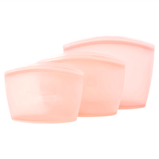 韓國SiliPot 矽膠夾鏈袋 耐熱-40°C~250°C 不含雙酚A, L(1.5L) + M(850ml) + S(500ml), 3入, 1組