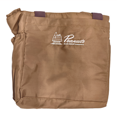 PEANUTS 史努比 悠活肩背大保溫袋, 棕色, 1個